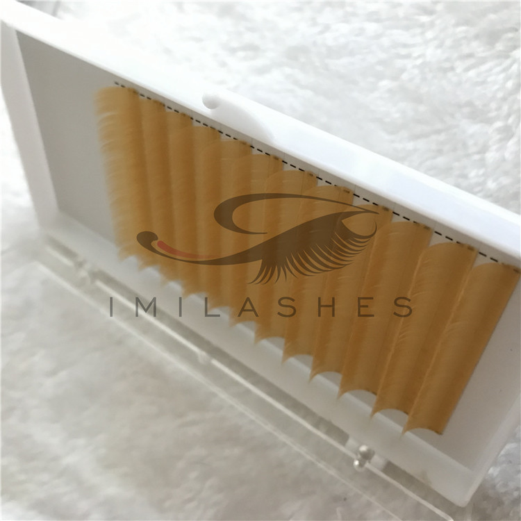 Wholesale 2019 New Colored Flat Individual Eyelashes Extensions in China